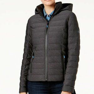Nautica Stretch Hooded Puffer Coat